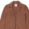 Moschino Jacket - Small Brown Cotton Blend