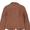 Moschino Jacket - Small Brown Cotton Blend