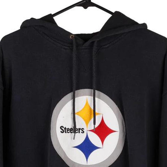 Pittsburgh Steelers Nfl NFL Hoodie - Large Black Cotton Blend