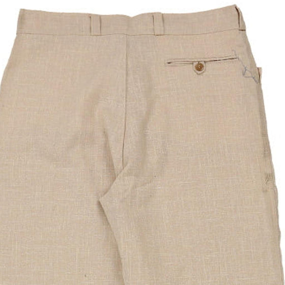 Vintage beige Blu Daniel Trousers - womens 32" waist