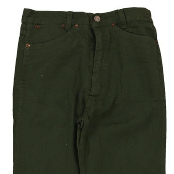 Vintage green Shaft Trousers - womens 26" waist