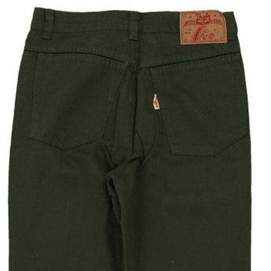 Vintage green Shaft Trousers - womens 26" waist