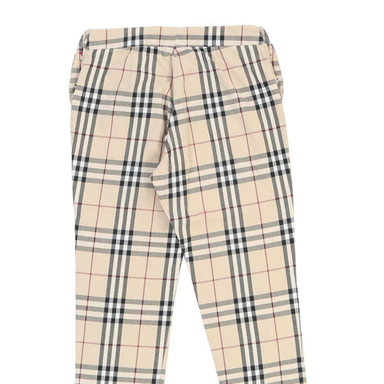 Age 12 Burberry Trousers - 26W 22L Beige Cotton