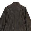 Age 14 Armani Leather Jacket - XL Brown Faux Leather