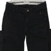 Age 8 Stone Island Cargo Trousers - 24W 24L Black Cotton