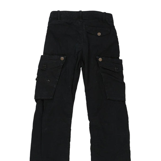 Age 8 Stone Island Cargo Trousers - 24W 24L Black Cotton