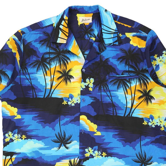 Vintage blue Helena'S Hawaiian Shirt - mens x-large