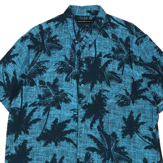 Vintage blue Molokai Surf Co. Hawaiian Shirt - mens x-large