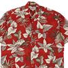 Vintage red Campia Moda Hawaiian Shirt - mens large