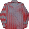 Western Wrangler Striped Shirt - Large Red Cotton