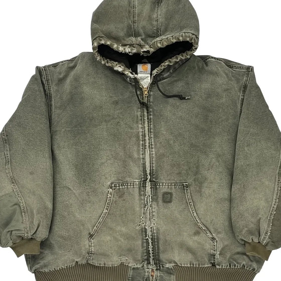 Carhartt Oversized Jacket - 5XL Grey Cotton