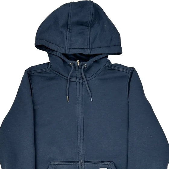 Carhartt Hoodie - Small Navy Cotton