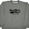 Buenos Aires Hard Rock Cafe Graphic Sweatshirt - Large Grey Cotton