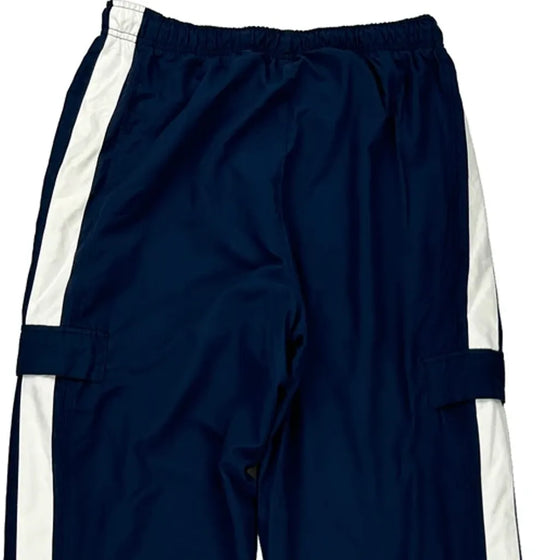 Nike Wide Leg Tracksuit - Large Navy Polyester