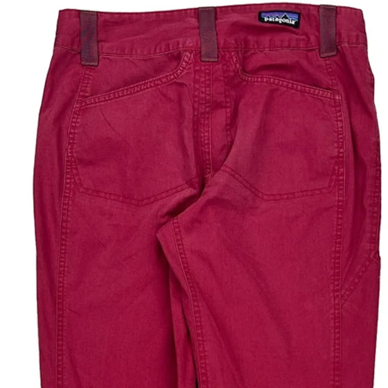 Patagonia Trousers - Small Red Cotton Blend