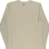 Carhartt Long Sleeve T-Shirt - Large Cream Cotton