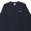 Vintage navy Reebok Sweatshirt - mens x-large