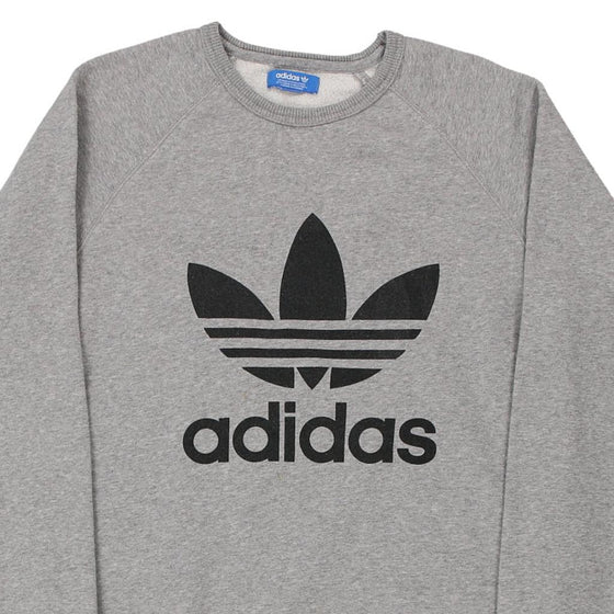 Vintage grey Adidas Sweatshirt - mens large