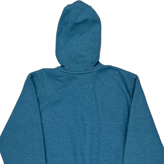 Carhartt Oversized Zip Up - Small Turquoise Cotton Blend