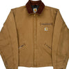 Carhartt Cropped Jacket - Large Brown Cotton