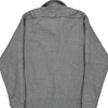 Nike Zip Up - Large Grey Cotton Blend