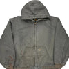 Carhartt Oversized Jacket - 3XL Grey Cotton