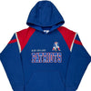 New England Patriots Starter Graphic Hoodie - Large Blue Cotton Blend