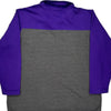 Vikings Football Nfl Graphic 1/4 Zip - 3XL Grey Cotton Blend