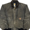 Carhartt Oversized Jacket - 2XL Black Cotton