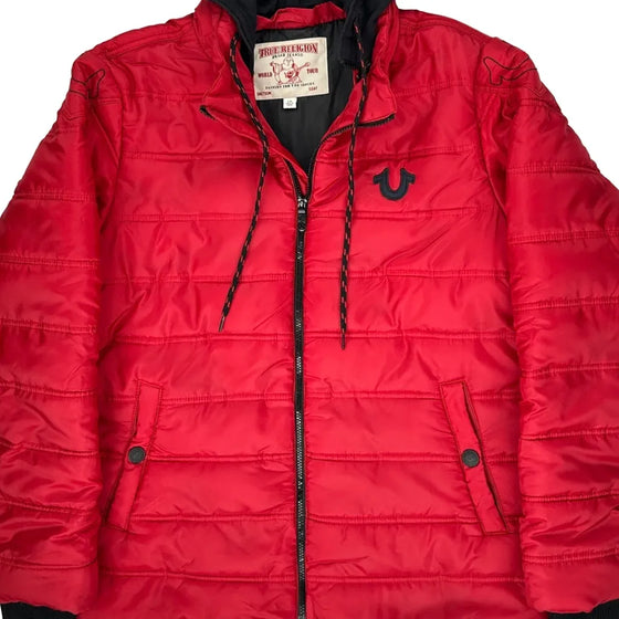 True Religion Puffer - Large Red Polyester