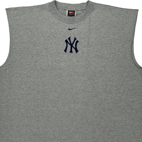 New York Yankees Nike Vest - XL Grey Cotton