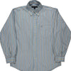 Tommy Hilfiger Striped Shirt - Large Blue Cotton