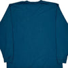 Pocket Carhartt Long Sleeve T-Shirt - Large Blue Cotton