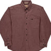 Rugged Outdoorwear Woolrich Shirt - Medium Burgundy Cotton