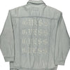 Guess Logo On Back Guess Graphic Denim Jacket - XS Light Wash Cotton