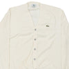 Vintage cream Izod Lacoste Cardigan - mens x-large