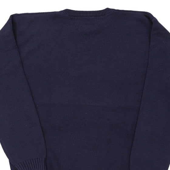 Vintage navy Tommy Hilfiger Jumper - mens x-large