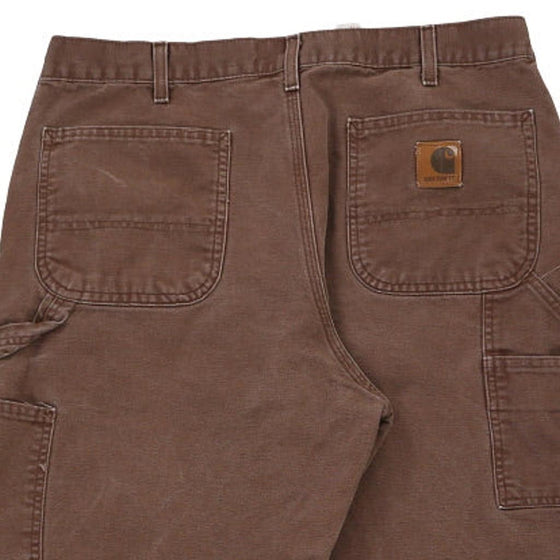 Vintage brown Carhartt Carpenter Trousers - mens 36" waist