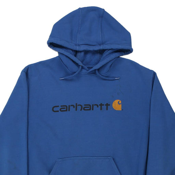 Vintage blue Carhartt Hoodie - mens x-large