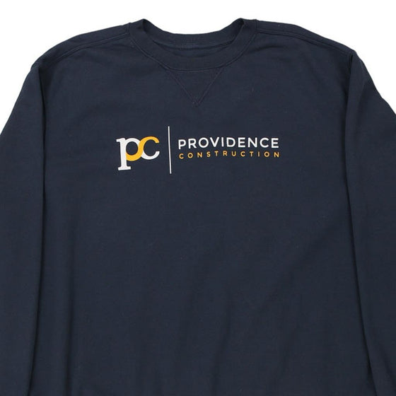 Vintage navy Providence Construction Carhartt Sweatshirt - mens xx-large