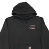 Vintage black Johnson & Johnson Enterprise Carhartt Hoodie - mens x-large