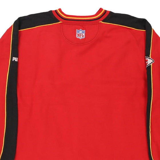 Vintage red Kansas City Chiefs Puma Sweatshirt - mens large