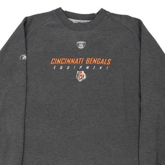 Vintage grey Cincinnati Bengals Reebok Sweatshirt - mens xx-large