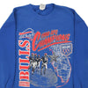 Vintage blue Made in USA Buffalo Bills 1990 Nutmeg Sweatshirt - mens x-large