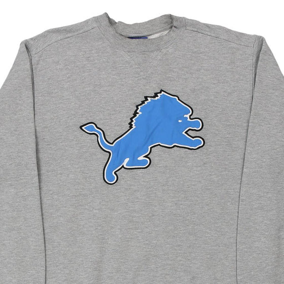 Vintage grey Detroit Lions Reebok Sweatshirt - mens medium