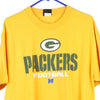 Vintage yellow Green Bay Packers Nfl T-Shirt - mens large