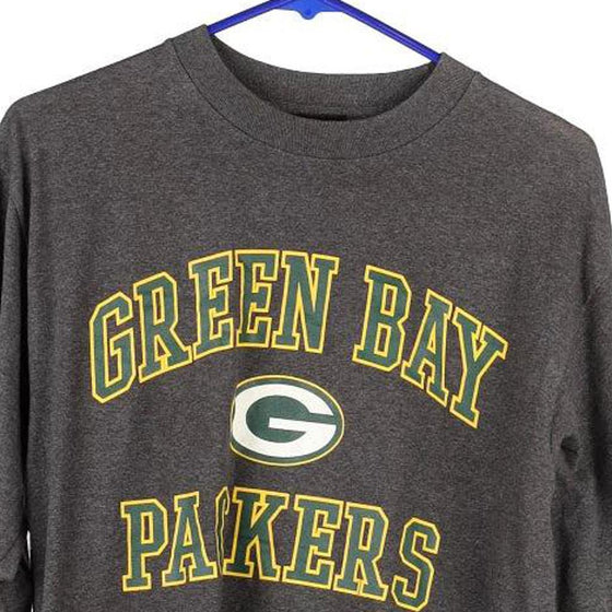 Vintage grey Green Bay Packers Nfl Long Sleeve T-Shirt - womens medium