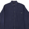 Vintage navy Trussardi Shirt - mens x-large