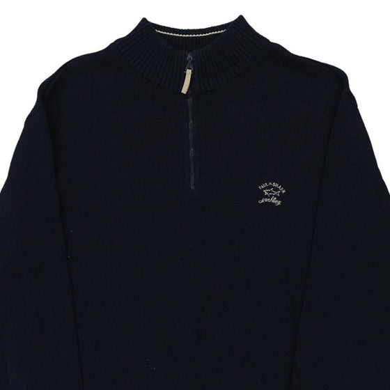 Vintage navy Paul & Shark 1/4 Zip - mens x-small