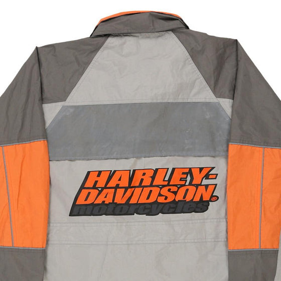 Vintage grey Harley Davidson Jacket - mens large